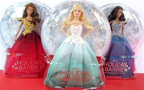 2016 Holiday Barbies Peace Hope And Love Collection 3 New Dolls