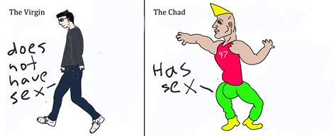 the virgin vs the chad simplified r virginvschad