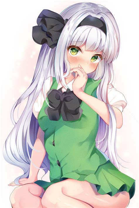 Shirotsuki Shirone Konpaku Youmu Touhou Commentary Request Highres 1girl Alternate Hair