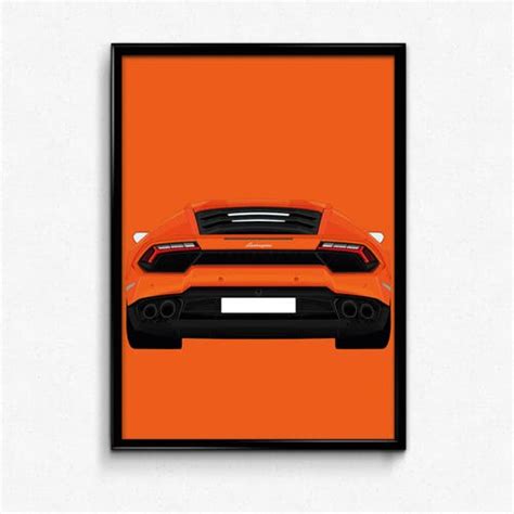 Patent Print Auto Art Lamborghini Huracan Blueprint Etsy