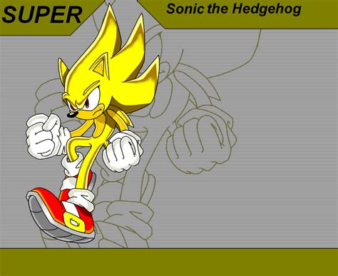 Super Sonic Wallpaper By Nothing111111 On Deviantart