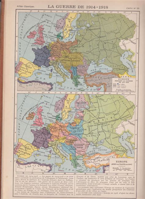 Mapsontheweb Map Of Europe Before After The World War From