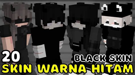 Skin Minecraft Warna Hitam Black Minecraft Skins Boy And Girl Skin