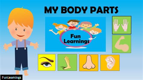 My Body Parts By Kids Fun Learnings Parts Of Our Body By Kids Fun