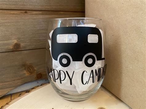 Camping Wine Glass Set Camping Drinking Glasses T For Etsy