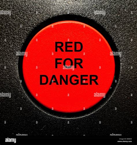 Dangerous Hazard Hazards Warning Buttons Black Surround Alert Buttons