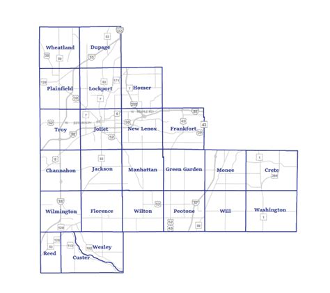 Dupage County Township Map