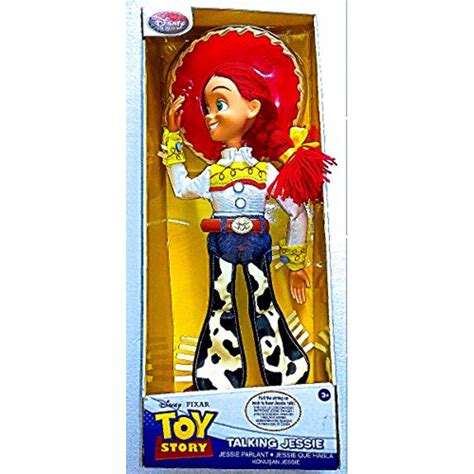 Disney Collection Toy Story Pull String Talking Jessie 15 Inch Cowgirl Soft Doll Figure With