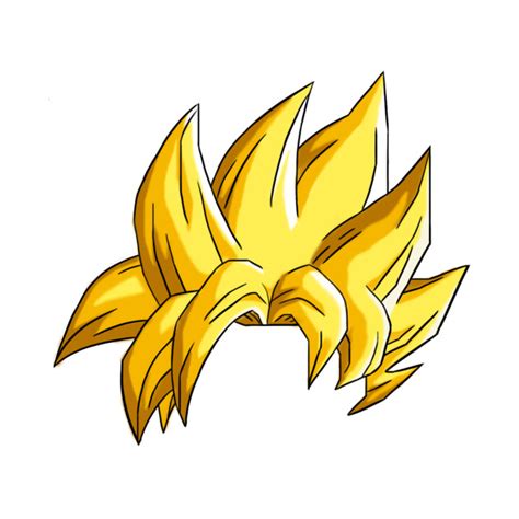 Goku Super Saiyan Hair Dragon Ball Z T Shirt Teepublic