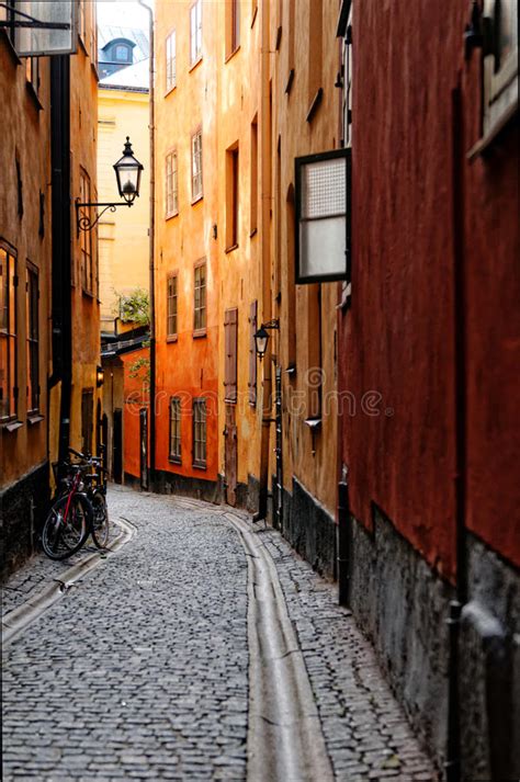 Old Town Of Stockholm Stock Photo Image Of Alleyway 33327774