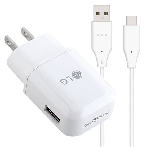 Borz For Lg Rapid Charge Usb Wall Charger Usb C Fast Charging Cable