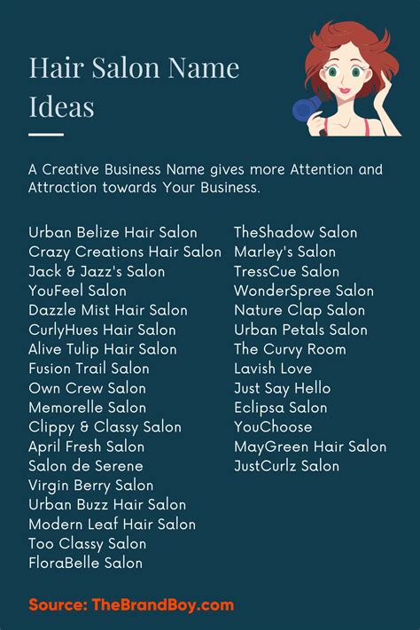 Hair Salon Name Ideas Hair Salon Names Salon Names Ideas Salon Hot