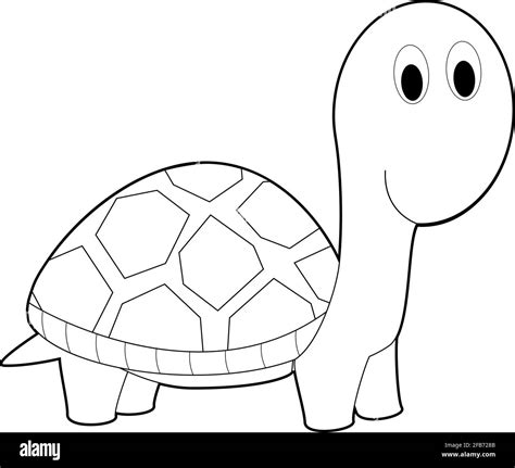 Disegni Facili Da Colorare Di Animali Per Bambini Piccoli Tartaruga