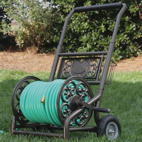 Liberty Garden Products Outdoor Garden Hose Reel Cart And Reviews Wayfair