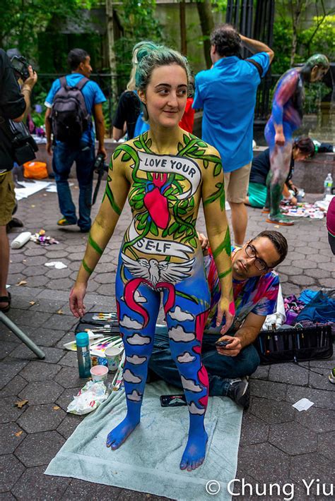 Nyc National Nude Bodypainting Day Hourcampfire