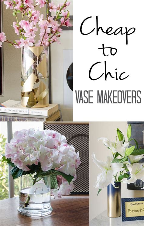 You can also get them on the cheap. Dollar store vase makeovers are an inexpensive way to add ...