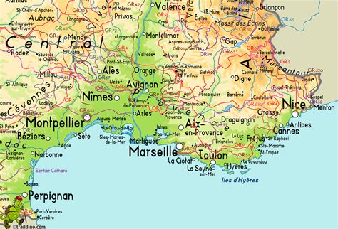 South Coast Of France Map ~ Cinemergente