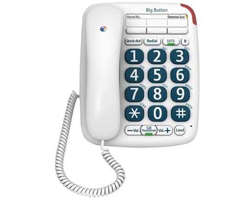 Buy Bt Big Button 200 Corded Phone Free Delivery Currys