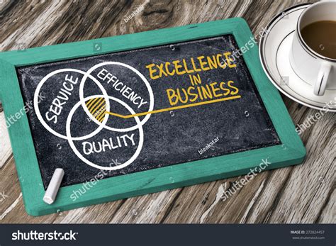Excellence Business Concept Diagram Hand Drawing Stock Photo 272824457