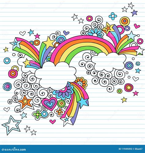 Doodle Art Rainbow Sabadoodle