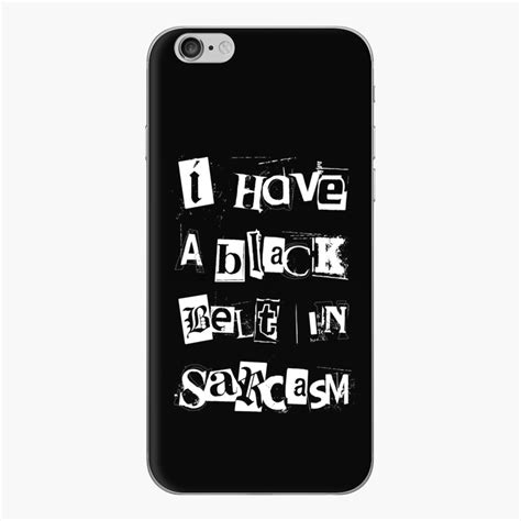 Black Belt In Sarcasm Iphone Case By Sima Sirus Black Belt Iphone