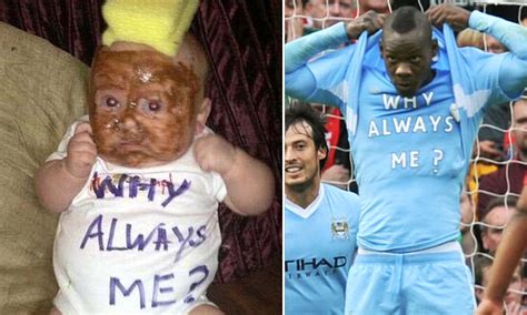 Mario Balotelli Outrage At Parents Who Blacked Up Baby To Look Like