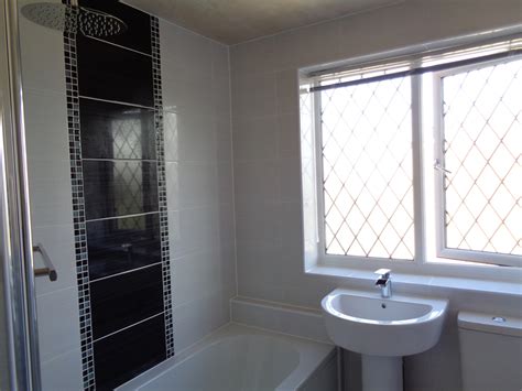 Creating tons of waste, and potentially interrupting the pattern or style, although there are. Coventry Bathrooms » Refitted Bathroom with white tiles ...