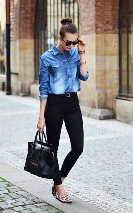 How To Wear Denim Shirts 30 Stylish Outfits Lovika