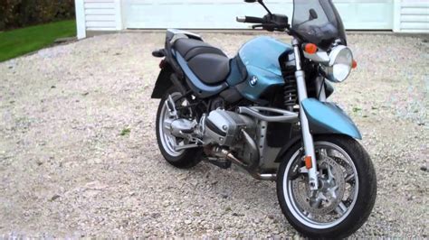 Wind deflector hand protector shield falling protection. 2001 BMW R1150R - YouTube