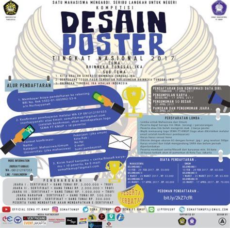 Kompetisi Desain Poster Tingkat Nasional 2017 Event Universitas