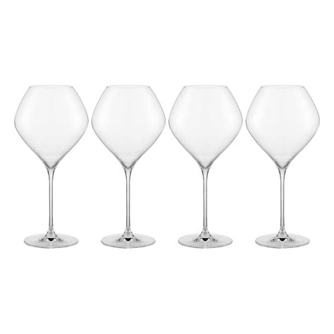 Linea Linea Hoxton Set Of 4 Crystal Red Wine Glasses 860ml Clear House Of Fraser