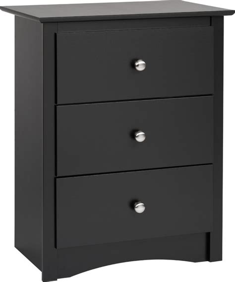 Knarrevik nightstand, black, 14 5/8x11. Sonoma 3-Drawer Tall Nightstand - Transitional ...