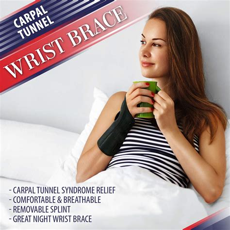 Buy Carpal Tunnel Wrist Brace Night Support - Wrist Splint Arm
