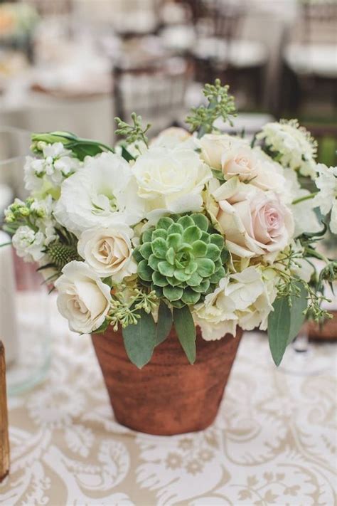 20 Elegant Succulent Wedding Centerpiece Ideas Roses And Rings