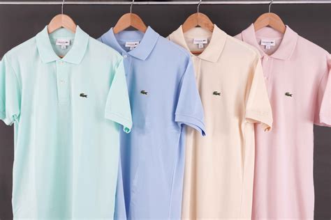 Popping Pastel Polo Shirts From Lacoste S Casual Classics S Casual Classics