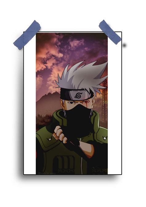 Unleash Kakashis Wisdom Naruto Kakashi Poster Collection