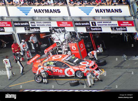 Gold Coast 600 V8 Supercar 21 23 October 2012 Car Race Pit Stop Surfers