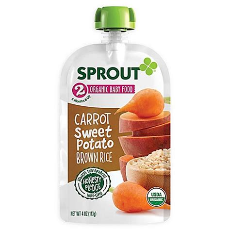 Once babies start solids, food sources of vitamin a are absolutely essential. Sprout® 4-Ounce Stage 2 Organic Baby Food in Carrot, Sweet ...