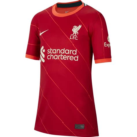 новата детска футболна фланелка Nike Liverpool Home Shirt 2021 2022