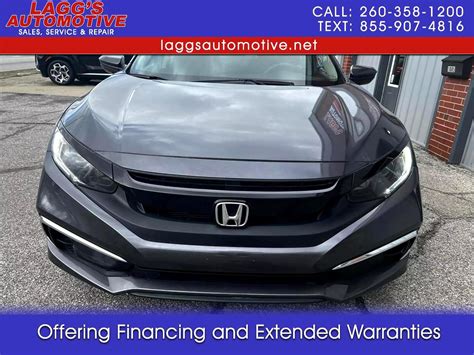Used 2019 Honda Civic Sedan Lx Cvt For Sale In Huntington In 46750