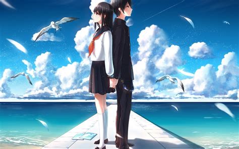 Anime Boy And Girl Wallpaper Hd Anime Wallpaper Hd Romance