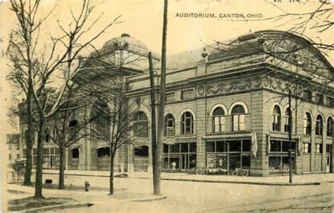 Ohio Oh Canton Auditorium 1909 Postcard Ebay