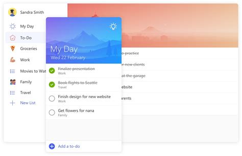 Creating a list per project is a good way to keep everything plotted out. Novo App Microsoft To-Do liberado para todas as ...