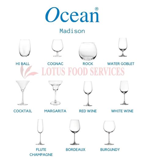 Ocean Madison Water Goblet 425 Ml Lotus Food Services Fandb And Kitchen Equipment Distributor