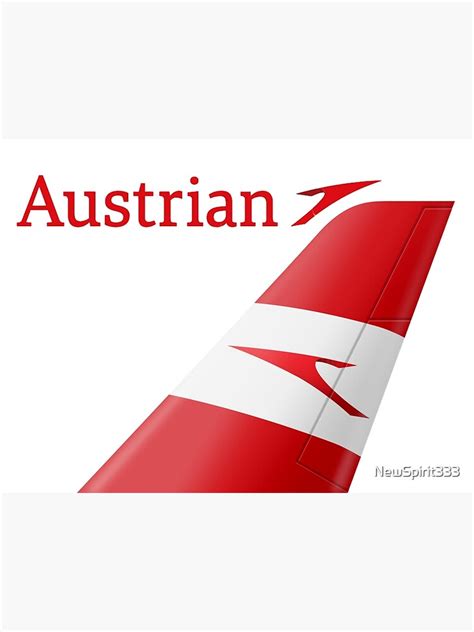 Austrian Airlines Logo Photographic Print For Sale By Newspirit333