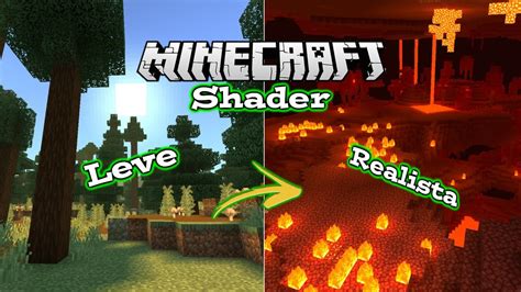Nova Shader Leve E Com Iluminação Realista Para Minecraft Pe 116 Youtube