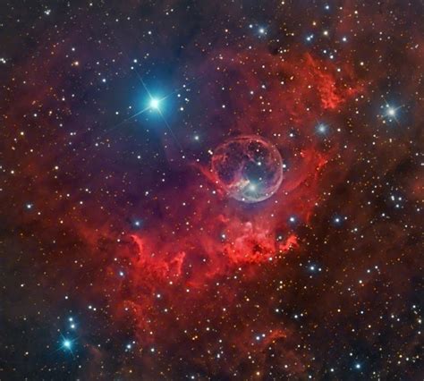 Bubble Nebula Dazzles In Stargazers Stunning Photos Space