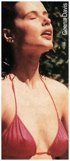 Geena Davis P Gina Fotos Desnuda Descuido Topless Bikini Pez N