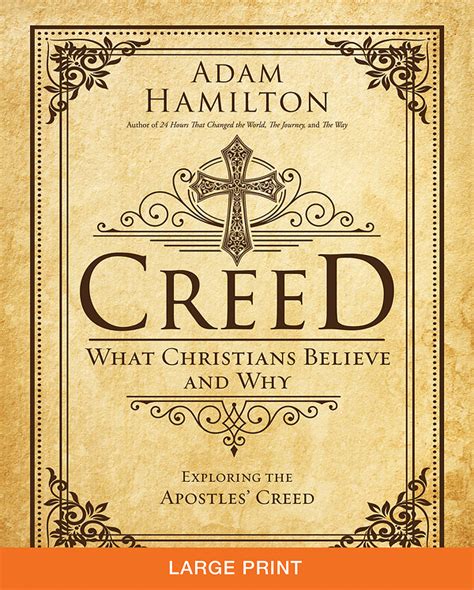 Adam Hamilton Creed Spiritual Growth Books Spi Cokesbury