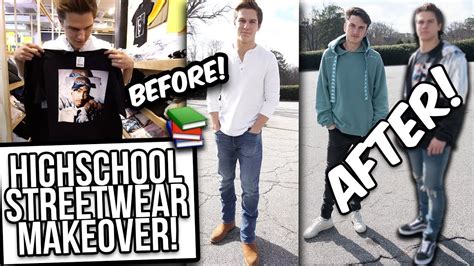 Highschooler Streetwear Makeover Is He A Hypebeast Now Youtube